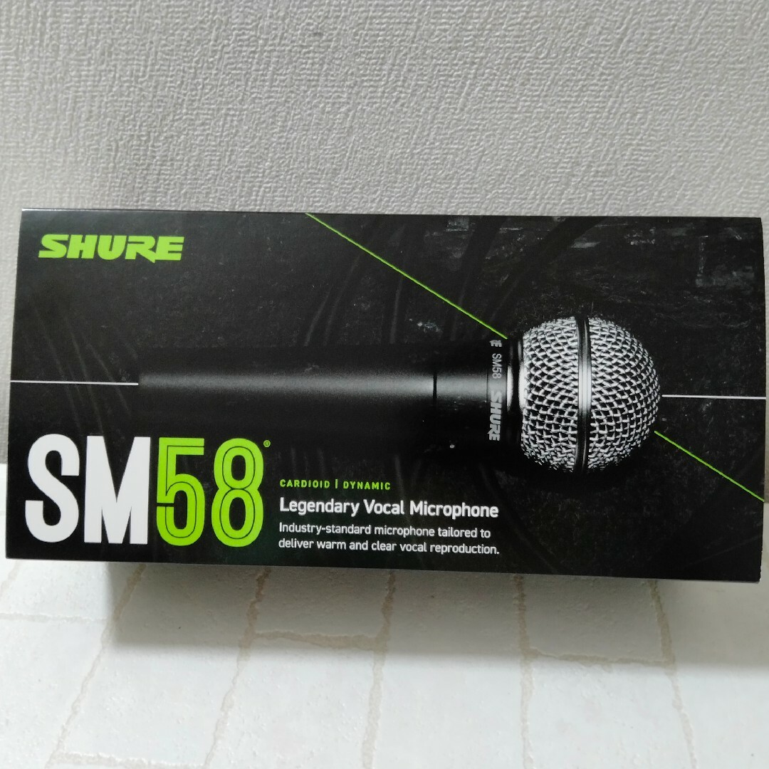 Shure SM58S ダイナミック カーディオイド ボーカル マイク 楽器のレコーディング/PA機器(マイク)の商品写真