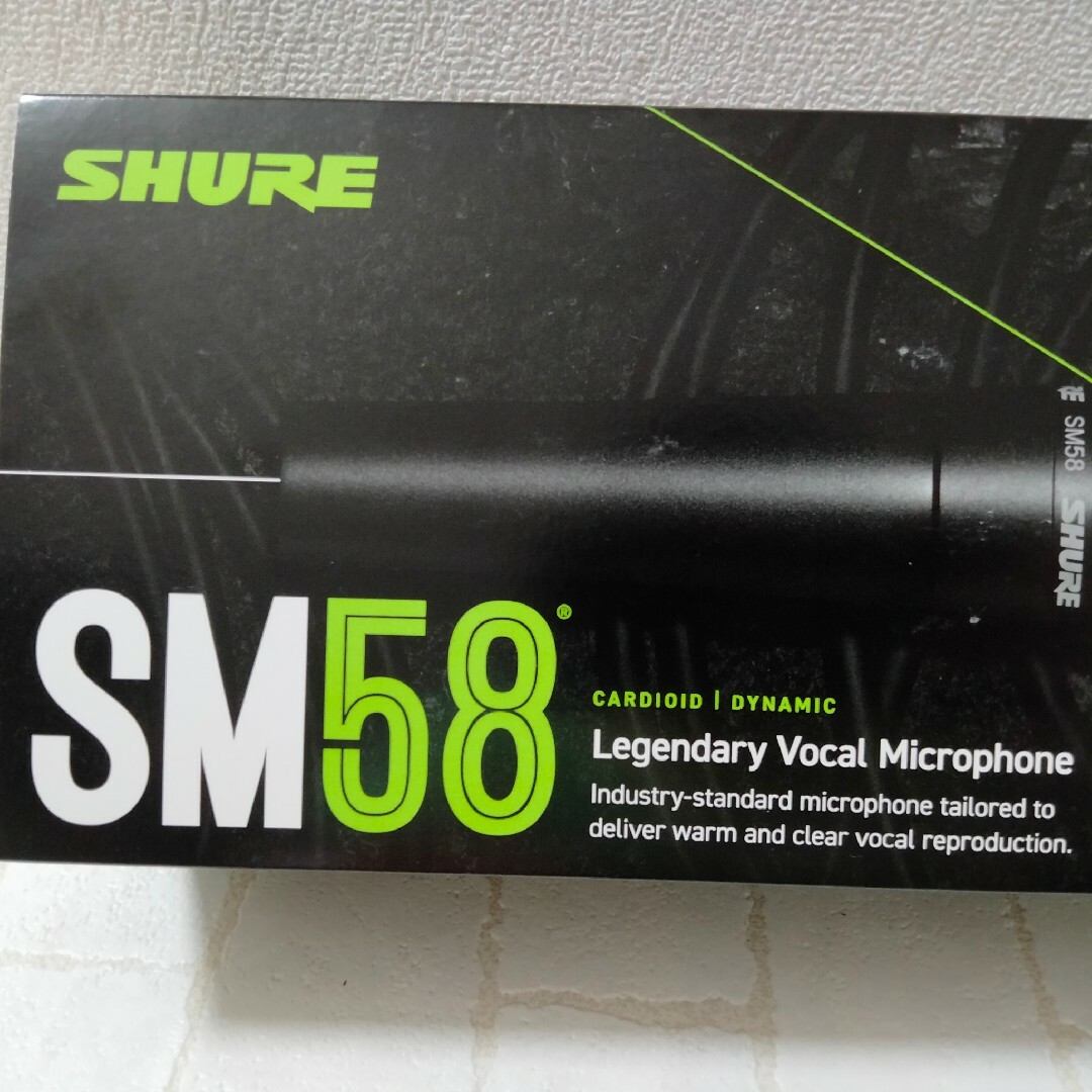 Shure SM58S ダイナミック カーディオイド ボーカル マイク 楽器のレコーディング/PA機器(マイク)の商品写真