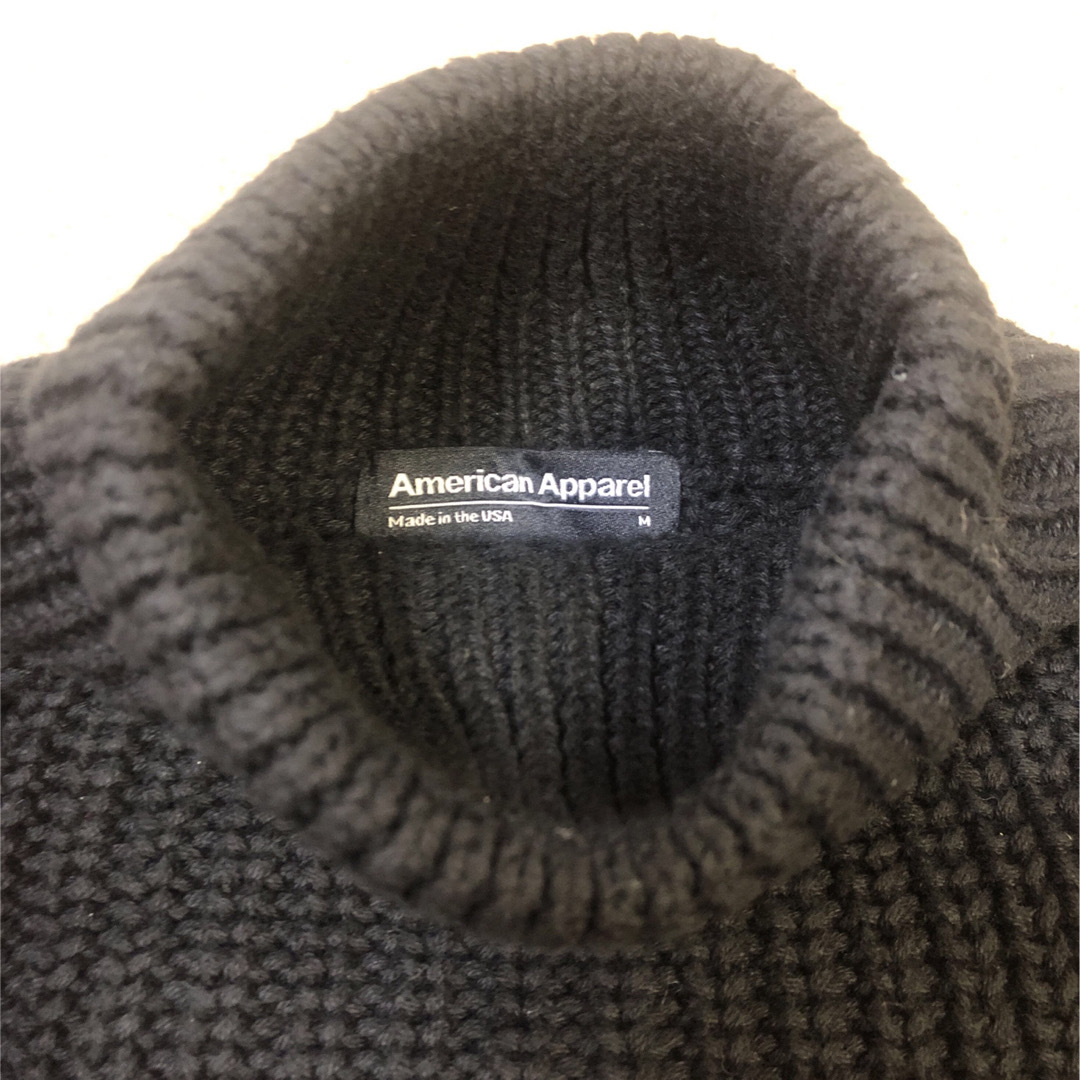 American Apparel(アメリカンアパレル)のAmerican Apparel モックネックコットンニット レディースのトップス(ニット/セーター)の商品写真