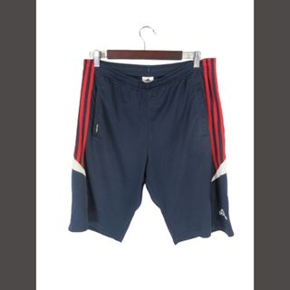 アディダス(adidas)のアディダス adidas ハーフパンツ  国内正規品 白 ネイビー レッドＬ (ウェア)