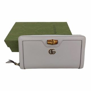 グッチ(Gucci)の未使用品！GUCCI【グッチ】ダイアナ バンブー ラウンドファスナー長財布(財布)