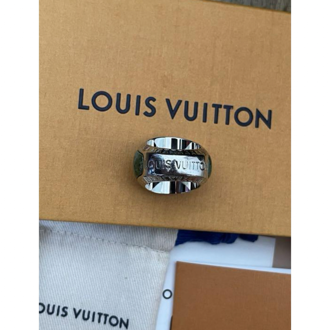 LOUIS VUITTON(ルイヴィトン)の【美品】LOUIS VUITTON ターコイズ リング メンズのアクセサリー(リング(指輪))の商品写真