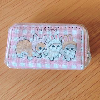 モフサンド(mofusand)のモフサンド mofusand キーケース  ピンク　うさにゃん(キャラクターグッズ)