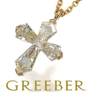 グラフ(graff)のグラフ ネックレス ダイヤ 0.74ct トラペゾイド  K18PG/YG 箱/保証書(ネックレス)