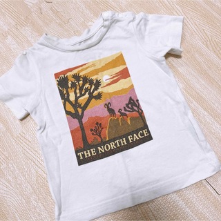 THE NORTH FACE - 【ノースフェイス】ベビー服 半袖 Tシャツ 80 白