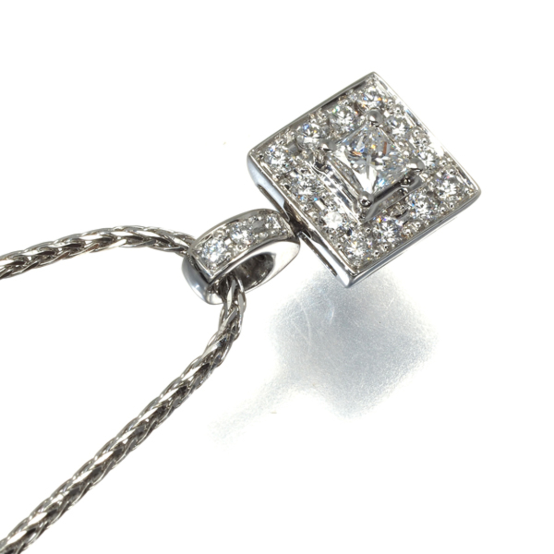 ロイヤルアッシャー ネックレス ダイヤ 0.25ct 2種カット Pt900 ロイヤルアッシャー ネックレス ダイヤ 0.25ct 2種カット Pt900