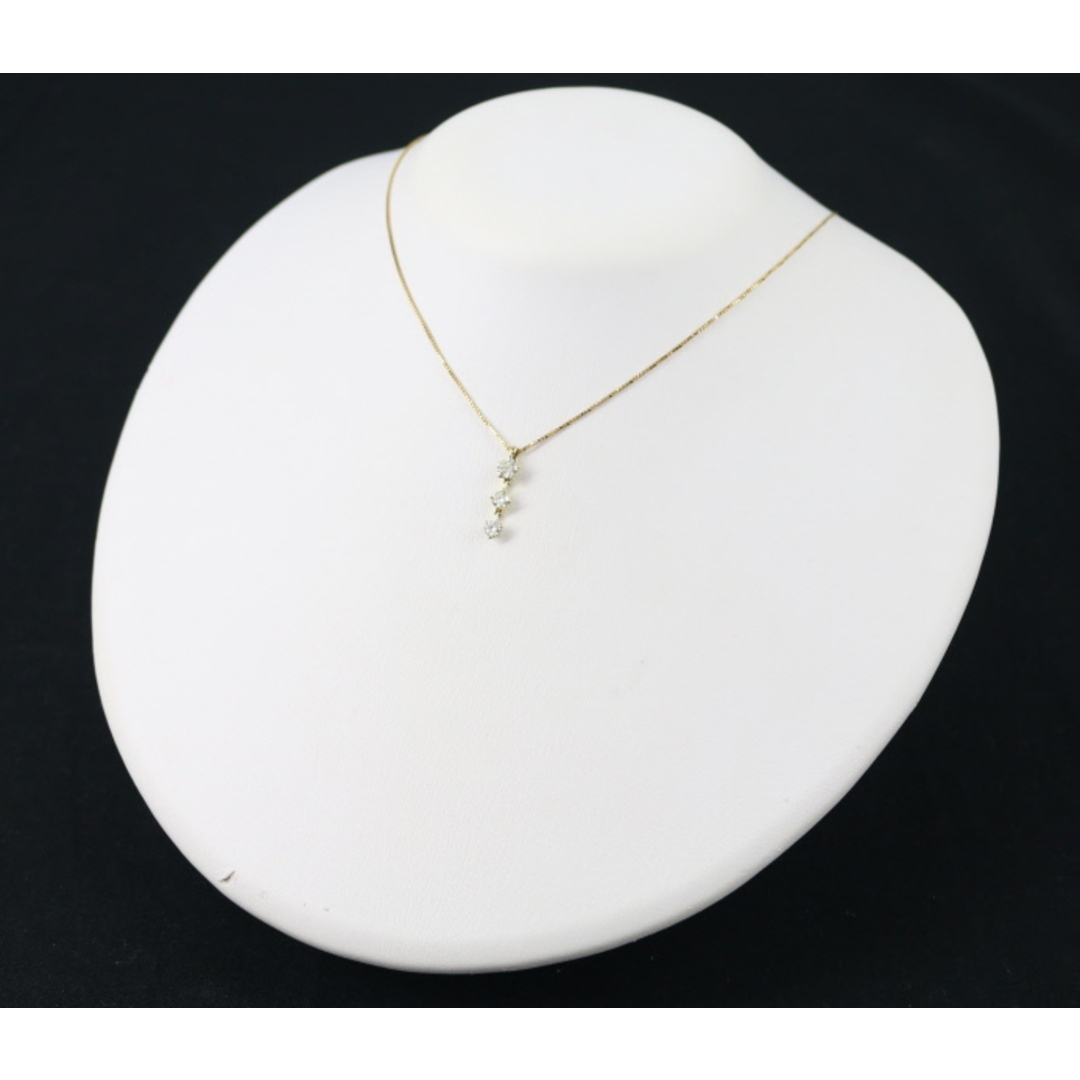 TASAKI - タサキ ネックレス ダイヤ 0.50ct 3P トリロジー K18YG TASAKI - タサキ ネックレス ダイヤ 0.50ct 3P トリロジー K18YG