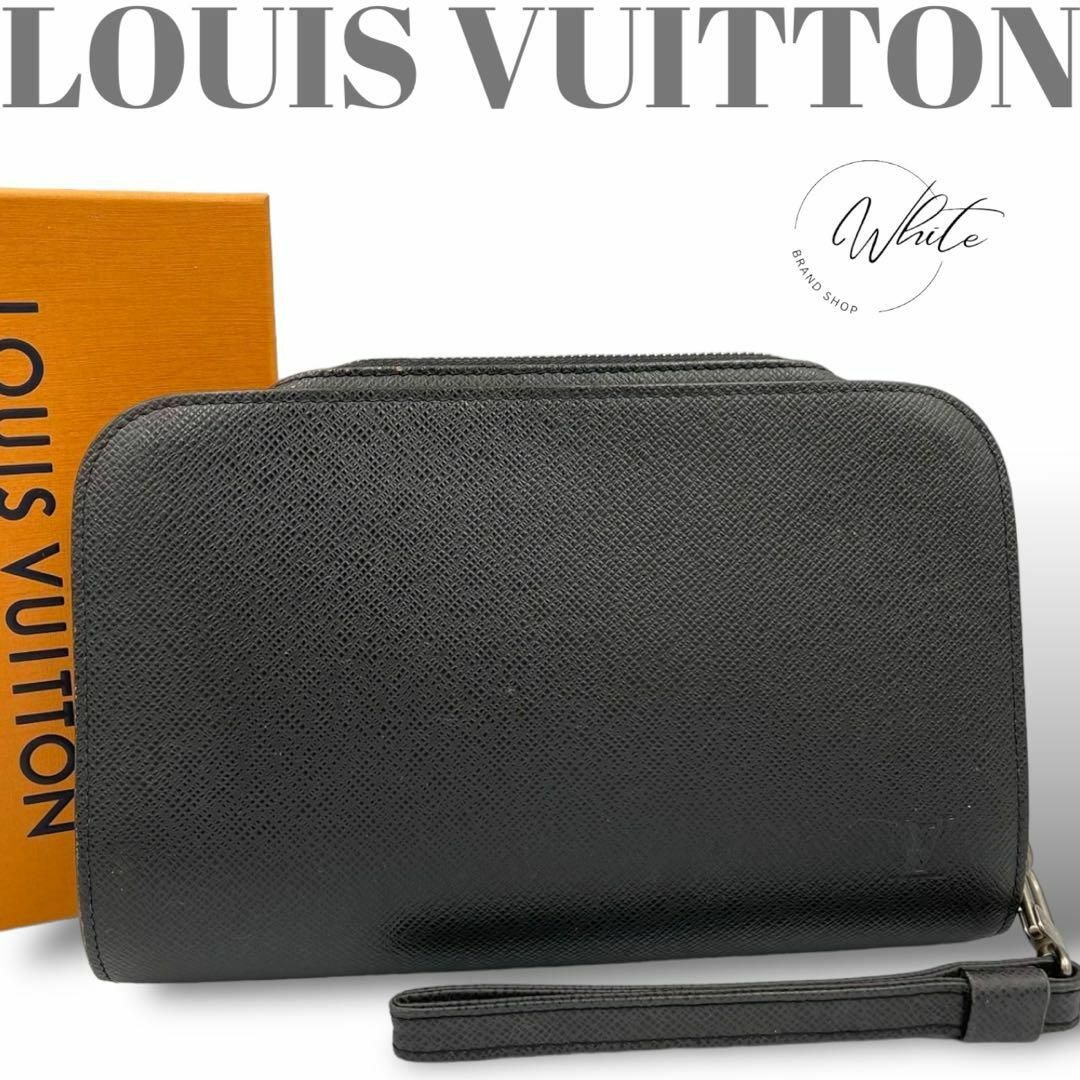 LOUIS VUITTON(ルイヴィトン)の【美品】ルイヴィトン　バイカル　セカンドバッグ クラッチ　タイガ グレー黒 メンズのバッグ(セカンドバッグ/クラッチバッグ)の商品写真