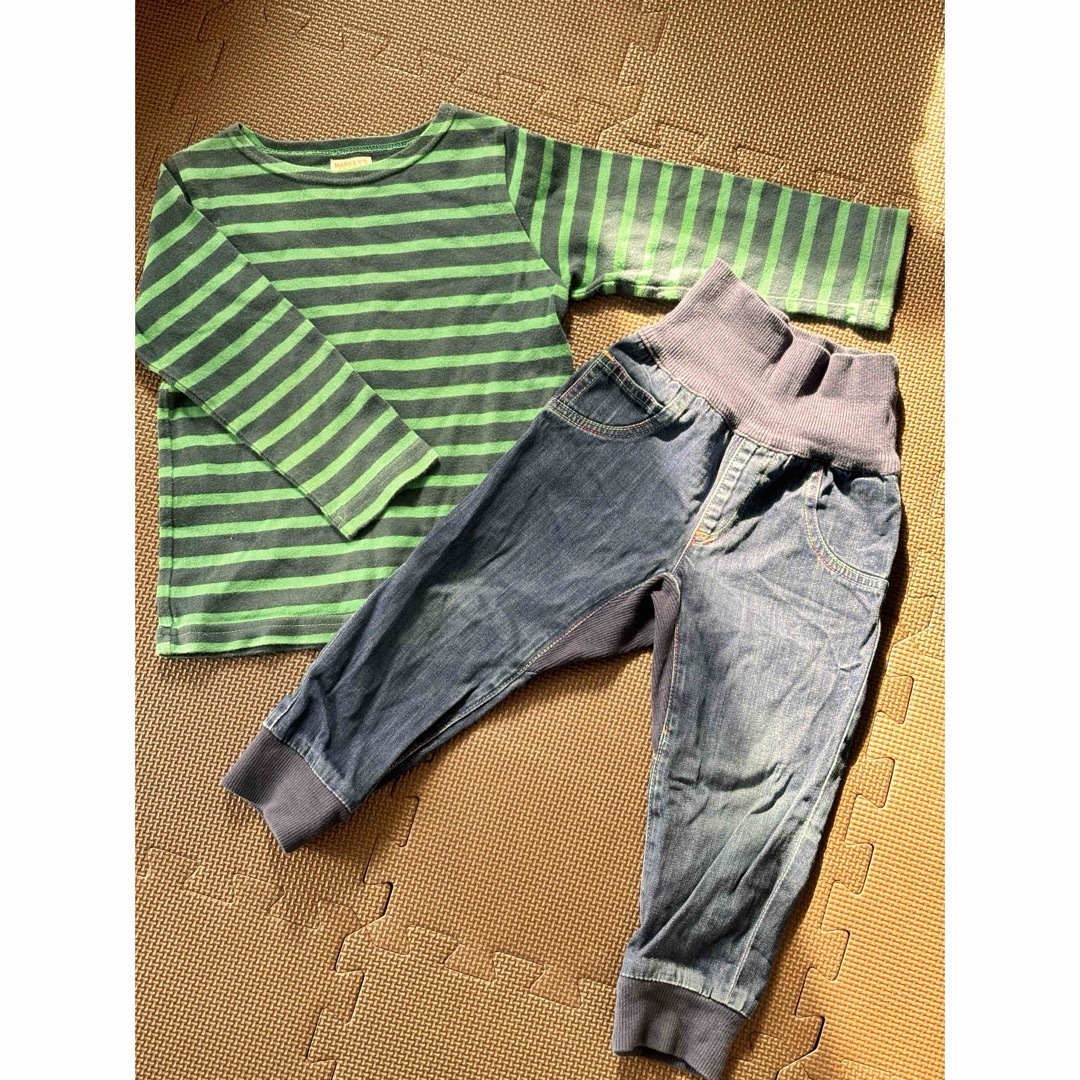 MARKEY'S(マーキーズ)のマーキーズトップス、ジョガーパンツ2枚セット☆ キッズ/ベビー/マタニティのキッズ服男の子用(90cm~)(Tシャツ/カットソー)の商品写真