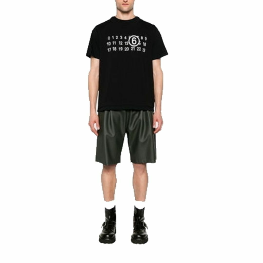 MM6(エムエムシックス)の●新品/正規品● MM6 ロゴ ツーレイヤー コットン Tシャツ メンズのトップス(Tシャツ/カットソー(半袖/袖なし))の商品写真