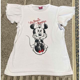 ディズニー(Disney)のdisney ミニーマウス　Tシャツ　サイズ160 白(Tシャツ/カットソー)