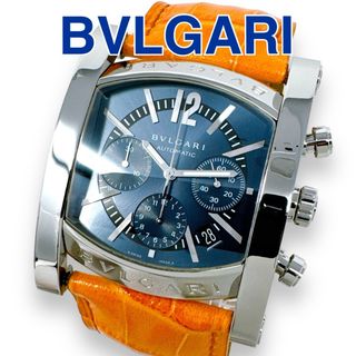 ブルガリ(BVLGARI)のブルガリ アショーマ AA48SCH クロノグラフ ラージ メンズ 時計 稼働(腕時計(アナログ))