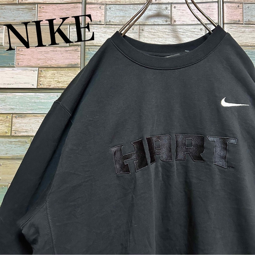 NIKE(ナイキ)のNIKE ナイキ　スウェット　トレーナー　刺繍ロゴ メンズのトップス(スウェット)の商品写真