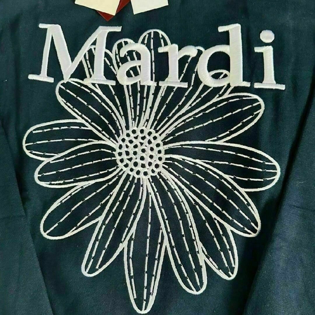 Mardi Mercredi マルディメクルディ 刺繍 スウェット ネイビーの通販 