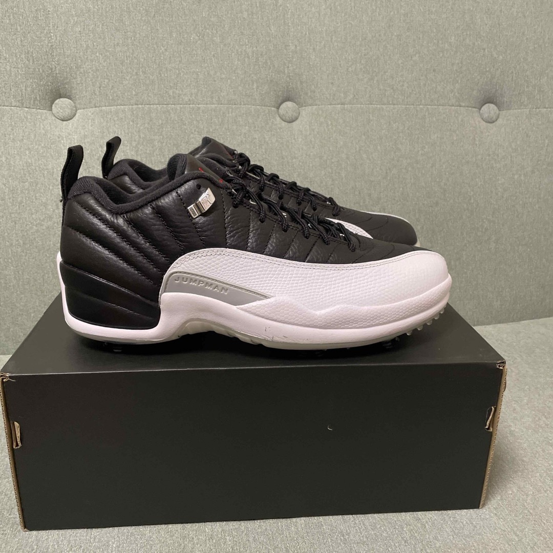 Jordan Brand（NIKE）(ジョーダン)のナイキ エアジョーダン 12 ロー ゴルフ プレイオフ ブラック27.5cm メンズの靴/シューズ(スニーカー)の商品写真