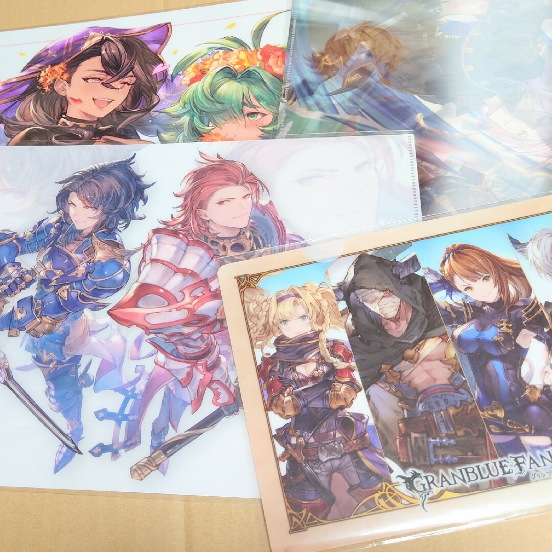 グラブル ランスロット パーシヴァル GBVS クリアファイル エンタメ/ホビーのアニメグッズ(クリアファイル)の商品写真