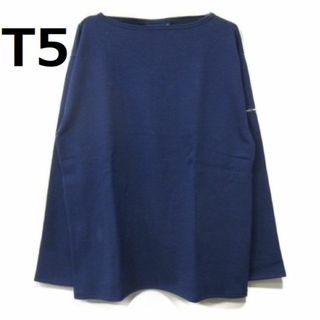 セントジェームス(SAINT JAMES)の【新品】T5 ウエッソン ネイビー 長袖 無地 セントジェームス marine (Tシャツ/カットソー(七分/長袖))