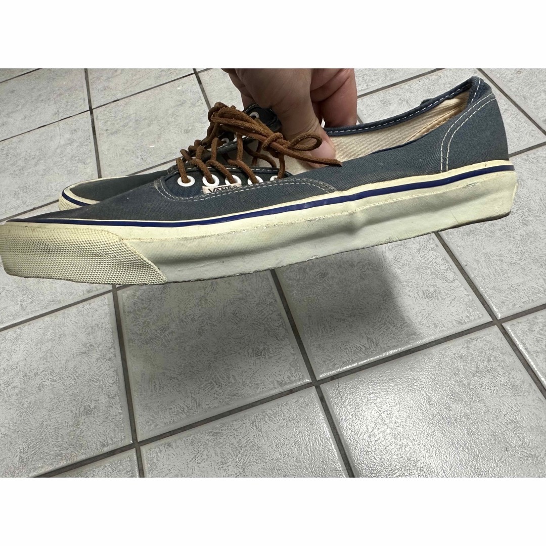 VANS(ヴァンズ)の90s USA製 VANS AUTHENTIC 紺 US13 メンズの靴/シューズ(スニーカー)の商品写真