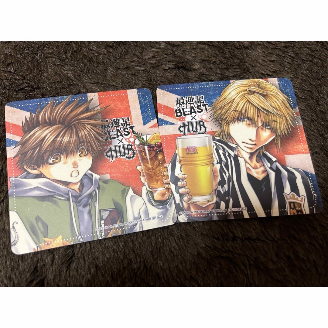 最遊記RELOAD BLAST×HUB コースター2枚 エンタメ/ホビーのおもちゃ/ぬいぐるみ(キャラクターグッズ)の商品写真