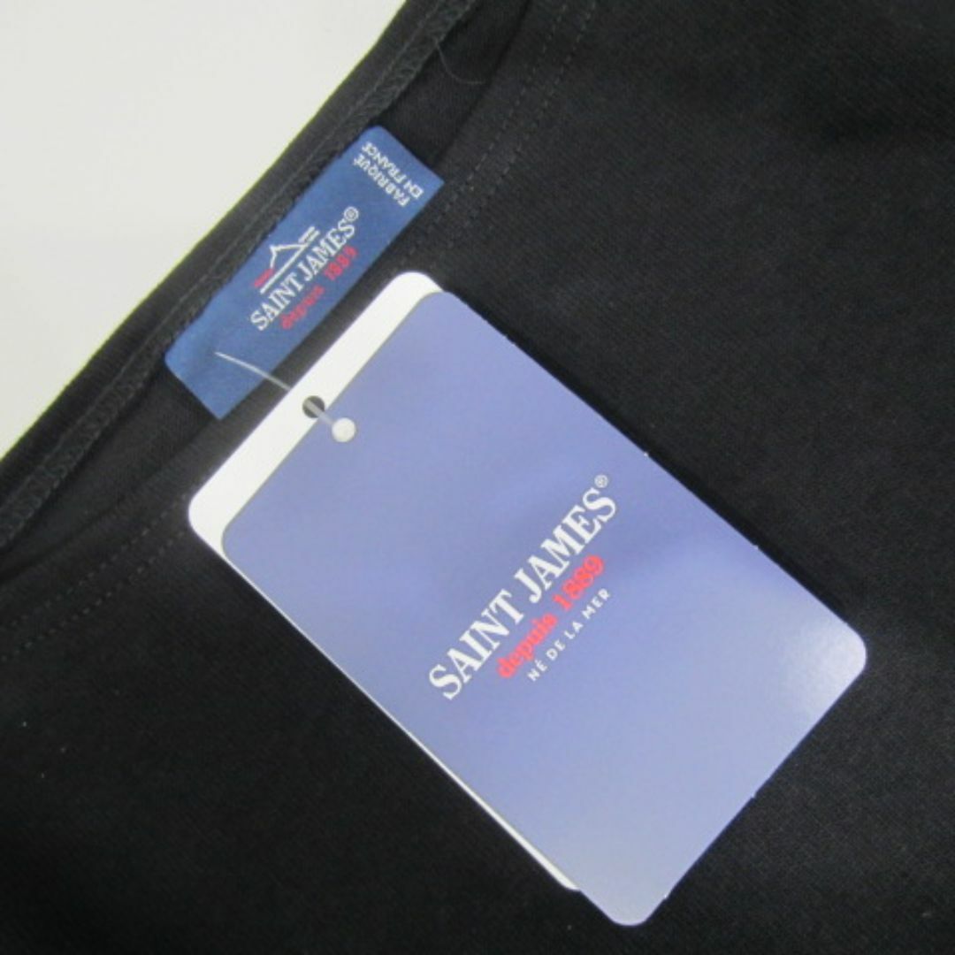 SAINT JAMES(セントジェームス)の【新品】[T5] ウエッソン 半袖 セントジェームス ブラック 黒 noir メンズのトップス(Tシャツ/カットソー(半袖/袖なし))の商品写真
