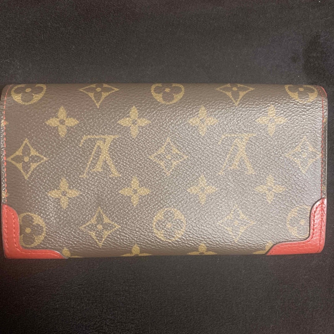 LOUIS VUITTON(ルイヴィトン)の【美品】LOUIS VUITTON  ポルトフォイユ  イニシャル刻印あり レディースのファッション小物(財布)の商品写真