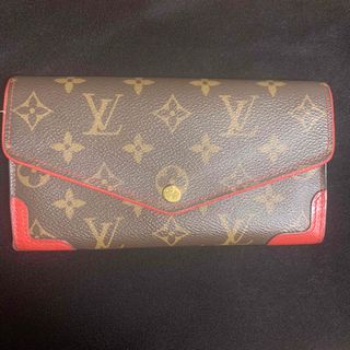 ルイヴィトン(LOUIS VUITTON)の【美品】LOUIS VUITTON  ポルトフォイユ  イニシャル刻印あり(財布)