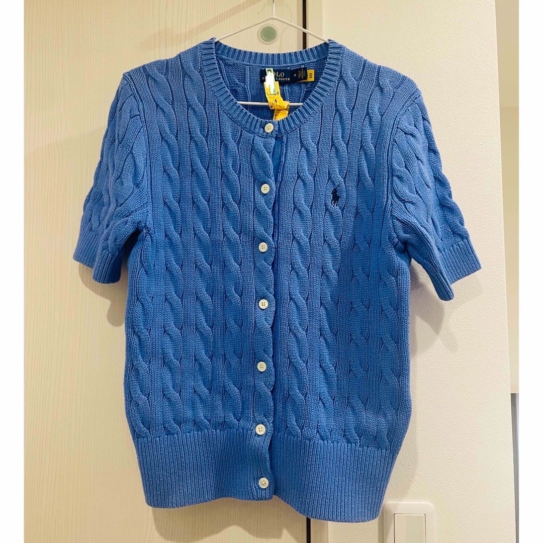 POLO RALPH LAUREN(ポロラルフローレン)の【ラルフローレン】半袖ニーブルニット レディースのトップス(ニット/セーター)の商品写真