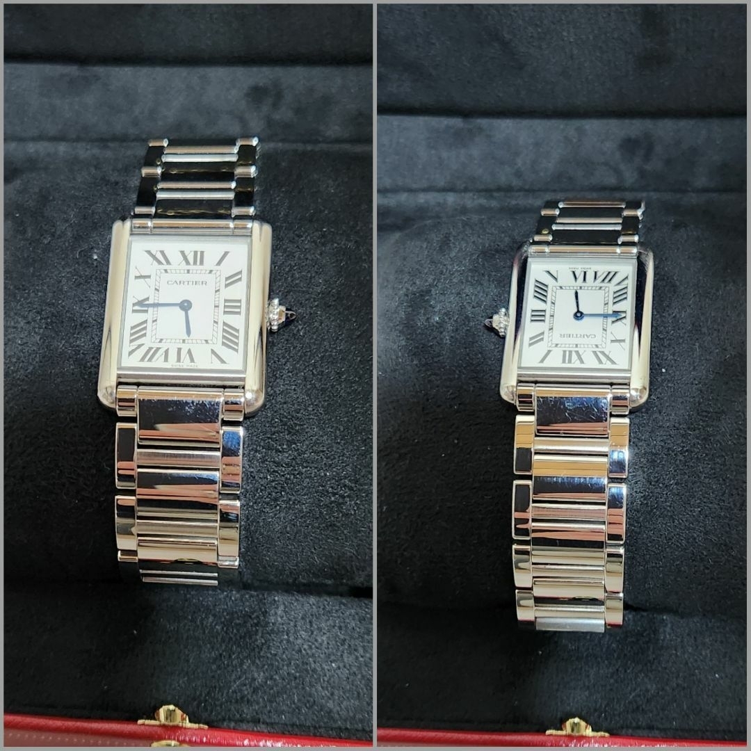Cartier(カルティエ)のカルティエ タンク マスト LM クオーツ 純正ブレス 国内正規店 メンズの時計(腕時計(アナログ))の商品写真