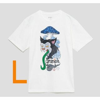 グラニフ(Design Tshirts Store graniph)のLサイズ　石黒亜矢子　Ｔシャツ　猫舌茸　グラニフ(Tシャツ/カットソー(半袖/袖なし))