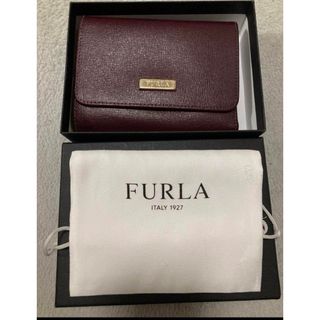 フルラ(Furla)の【美品！】FURLA フルラ　財布　折りたたみ　赤(財布)