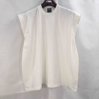 FREAK’S STORE フリークスストア メンズ Tシャツ（袖なし） ホワイト tk(Tシャツ/カットソー(七分/長袖))