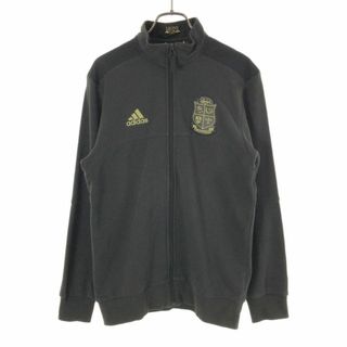 アディダス(adidas)のアディダス 長袖 ジップジャケット S ブラック adidas メンズ 古着 【240330】(その他)