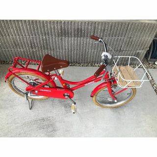 子供用　自転車　女の子　赤　レッド　１８インチ(自転車本体)