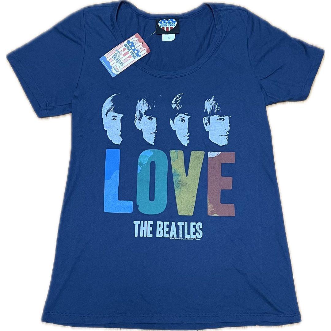 THE BEATLES(ビートルズ)の【ビートルズ】Ｔシャツ④ Sサイズ レディースのトップス(Tシャツ(半袖/袖なし))の商品写真