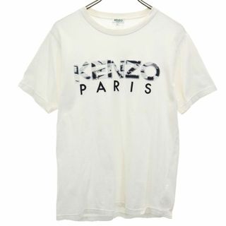 ケンゾー(KENZO)のケンゾー 半袖 Tシャツ S ホワイト KENZO 刺繍 メンズ 古着 【240330】 メール便可(Tシャツ/カットソー(半袖/袖なし))