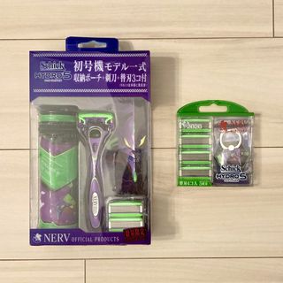 シック(Schick)の【エヴァ】Schickハイドロ5 初号機モデル一式+替刃セット(日用品/生活雑貨)