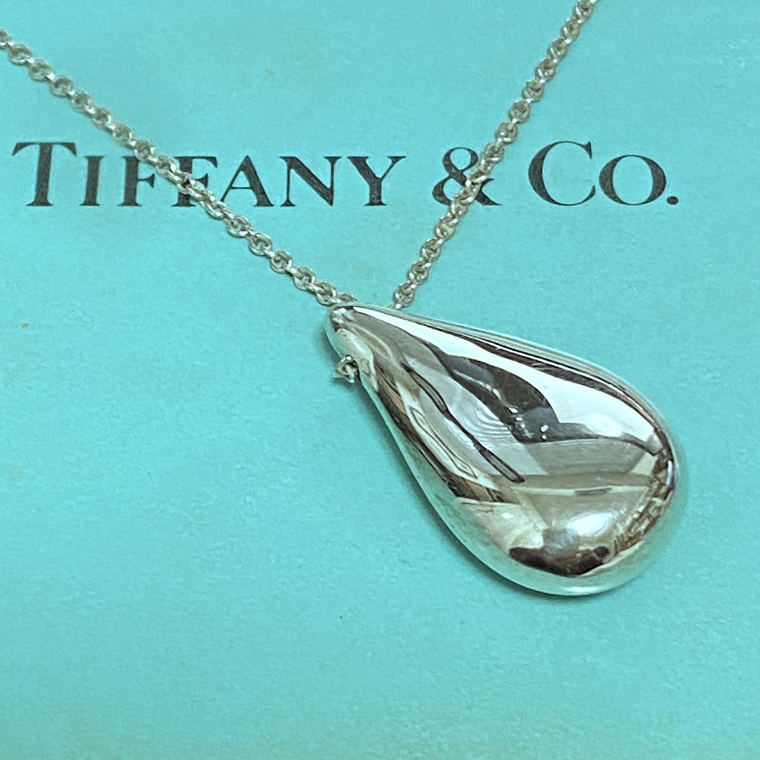 Tiffany & Co.(ティファニー)のレア[綺麗]Big Size Topティファニーネックレス/ティアドロップ レディースのアクセサリー(ネックレス)の商品写真