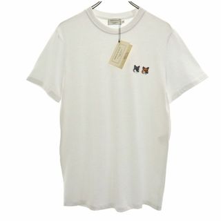 メゾンキツネ(MAISON KITSUNE')の未使用 メゾンキツネ 半袖 Tシャツ S ホワイト MAISON KITSUNE タグ付き メンズ 古着 【240330】 メール便可(Tシャツ/カットソー(半袖/袖なし))