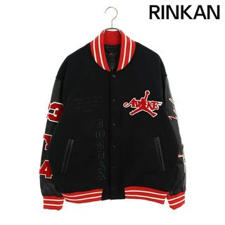 ナイキ(NIKE)のナイキ ×アウェイク AWAKE  M J AWNY VARSITY JACKET/FQ5439-657 マルチパッチレザー切替ブルゾン メンズ L(ブルゾン)