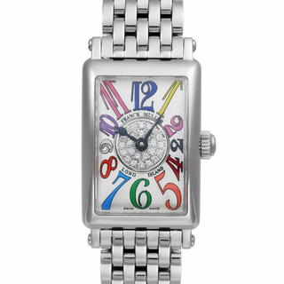 フランクミュラー(FRANCK MULLER)のフランクミュラー ロングアイランド プティ カラードリーム ダイヤモンド Ref.802QZ COLDRM CD1P 中古品 レディース 腕時計(腕時計)