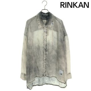 ミハラヤスヒロ(MIHARAYASUHIRO)のミハラヤスヒロ  24SS  K12SH021 VINTAGE LIKE SHIRT ヴィンテージ加工オーバーサイズ長袖シャツ メンズ 40(シャツ)