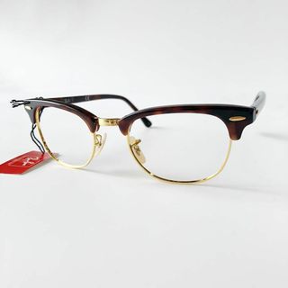 レイバン(Ray-Ban)のレイバン　クラブマスター　5154　フレーム　ゴールド　眼鏡　レキシントン(サングラス/メガネ)