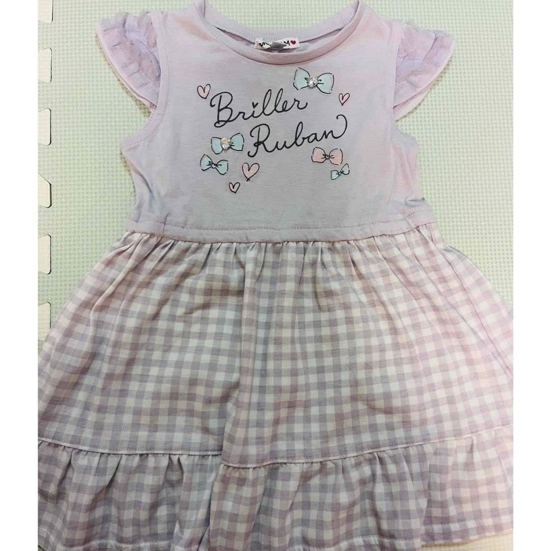 anyFAM(エニィファム)のany FAM チェックワンピース size100 キッズ/ベビー/マタニティのキッズ服女の子用(90cm~)(ワンピース)の商品写真