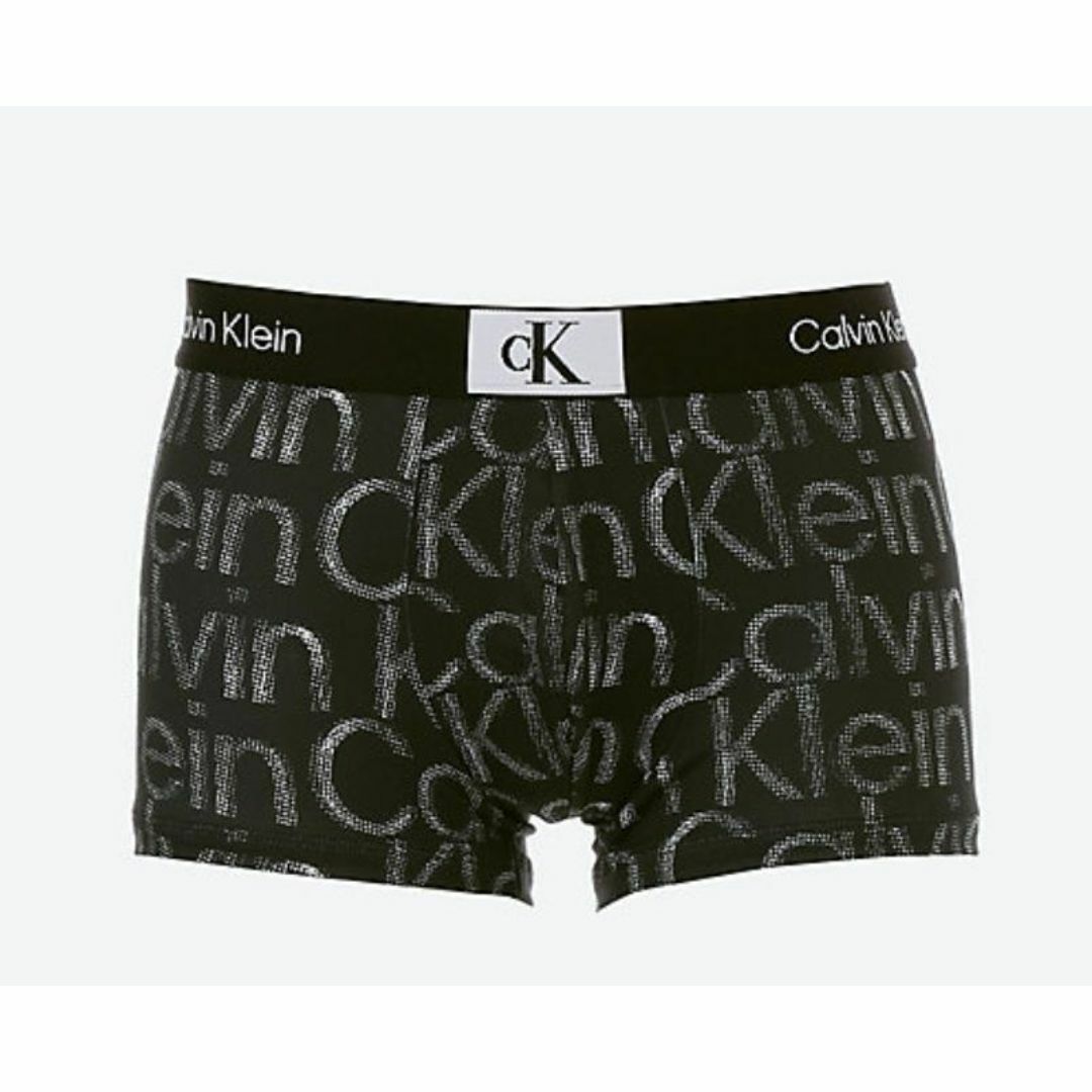 Calvin Klein(カルバンクライン)のカルバンクライン ローライズ ボクサー CK Mサイズ ブラック ロゴ柄 メンズのアンダーウェア(ボクサーパンツ)の商品写真