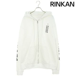 クロムハーツ(Chrome Hearts)のクロムハーツ  SWTSHRT HD ZIP 袖英字プリントダガージップアップパーカー メンズ XL(パーカー)