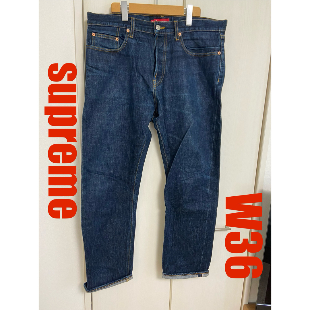 Supreme(シュプリーム)の★USA製★W36supreme slim jeans denimシュプリーム メンズのパンツ(デニム/ジーンズ)の商品写真