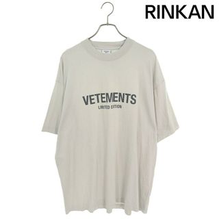 ヴェトモン(VETEMENTS)のヴェトモン  23SS  UE63TR700X フロントロゴクルーネックTシャツ メンズ XS(Tシャツ/カットソー(半袖/袖なし))