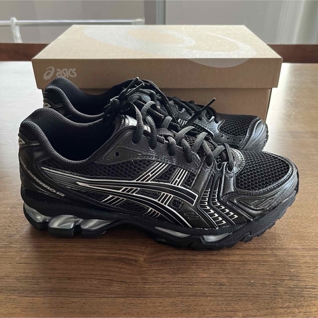 asics(アシックス)のASICS GEL-KAYANO 14 BLACK/PURESILVER 新品 メンズの靴/シューズ(スニーカー)の商品写真