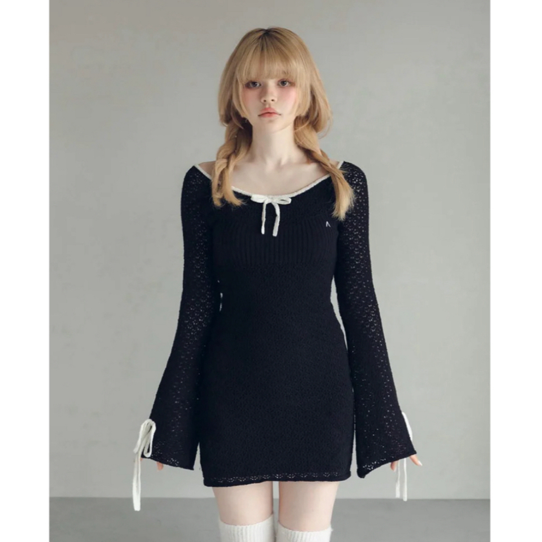 Andmary Lily crochet mini dress レディースのワンピース(ミニワンピース)の商品写真