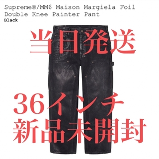 シュプリーム(Supreme)のSupreme MM6 Foil Double Knee Pant Black(ペインターパンツ)